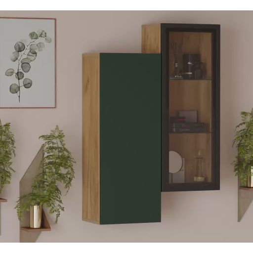 Шкаф навесной «Милан» со стеклом